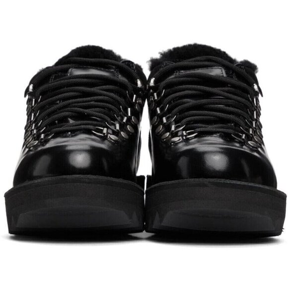 Diemme Capri Black Patent Leather Boot Size 36 6 Black New - Picture 12 of 15